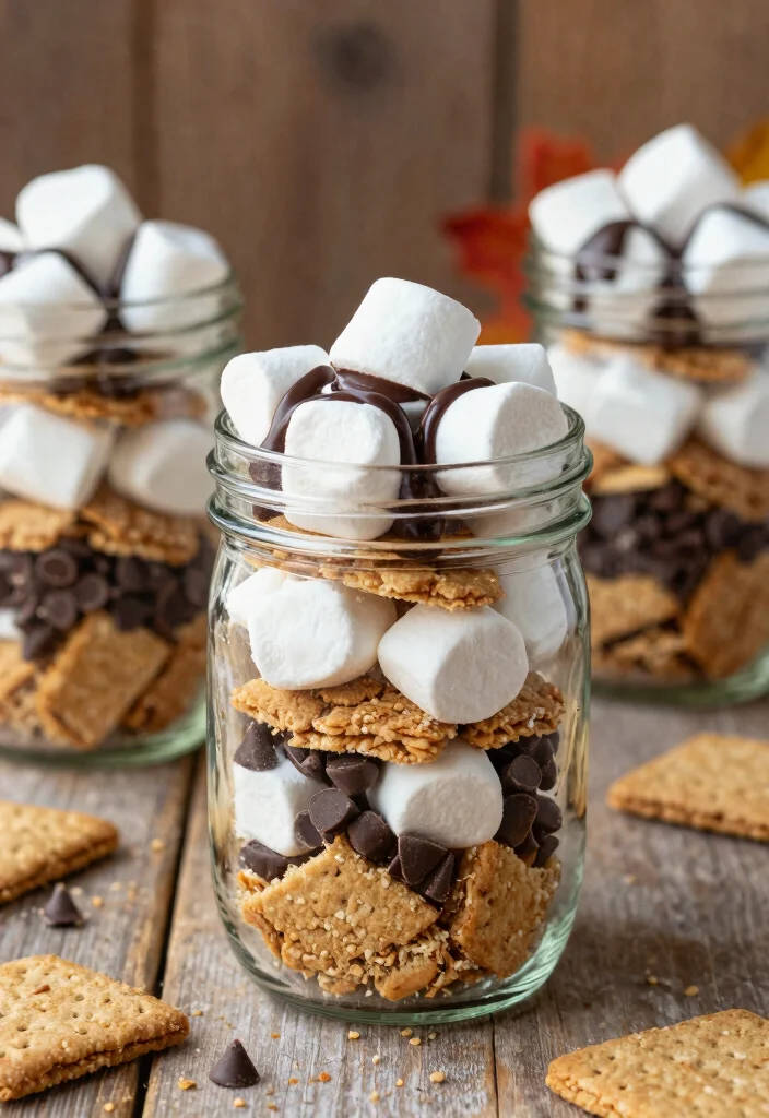 18 Creative Baking in Mason Jars Recipes to Try at Home - 5. S'mores in a Jar 1