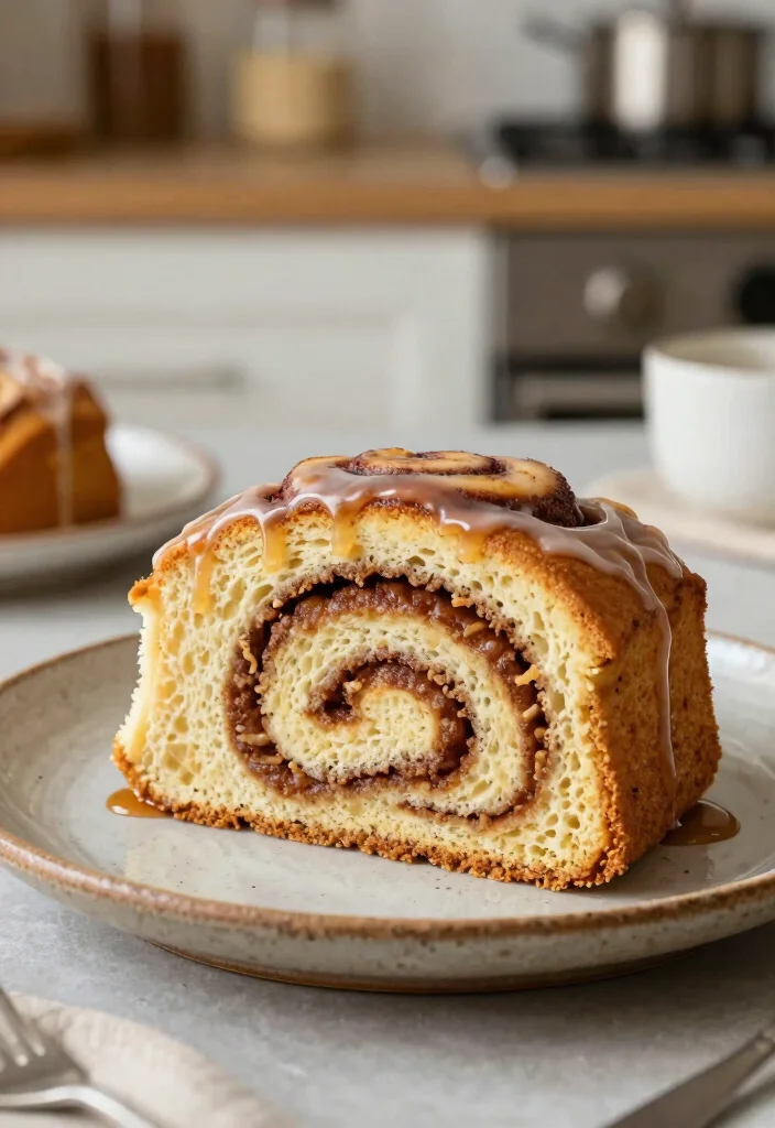 18 Creative Recipes With White Cake Mix That Taste Homemade - 14. Cinnamon Roll Cake 1