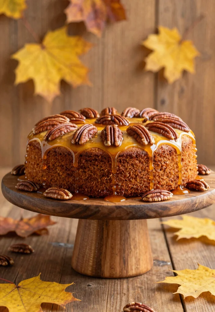 18 Creative Recipes With White Cake Mix That Taste Homemade - 16. Maple Pecan Cake 1