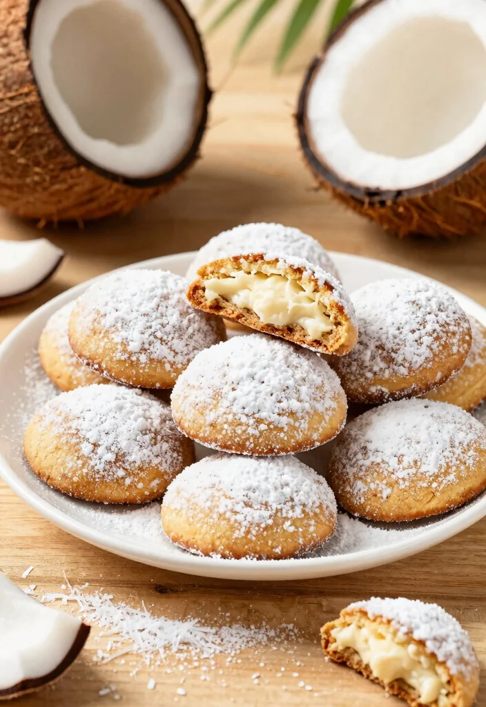 18 Creative Recipes With White Cake Mix That Taste Homemade - 4. Coconut Cream Cookies 1