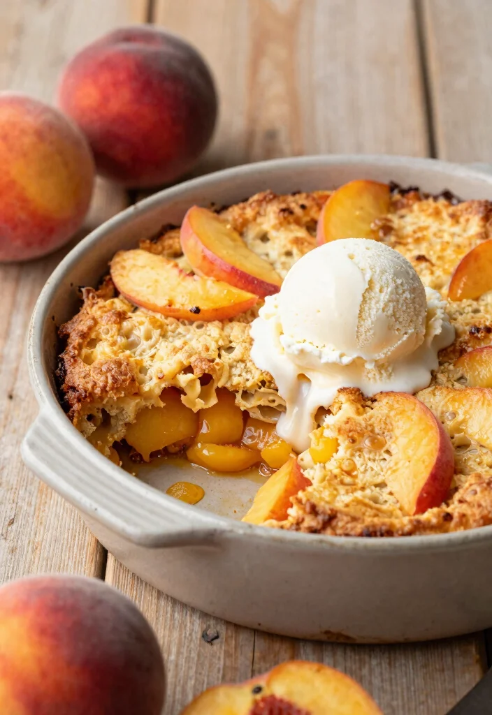 18 Creative Recipes With White Cake Mix That Taste Homemade - 6. Peach Cobbler Cake 1
