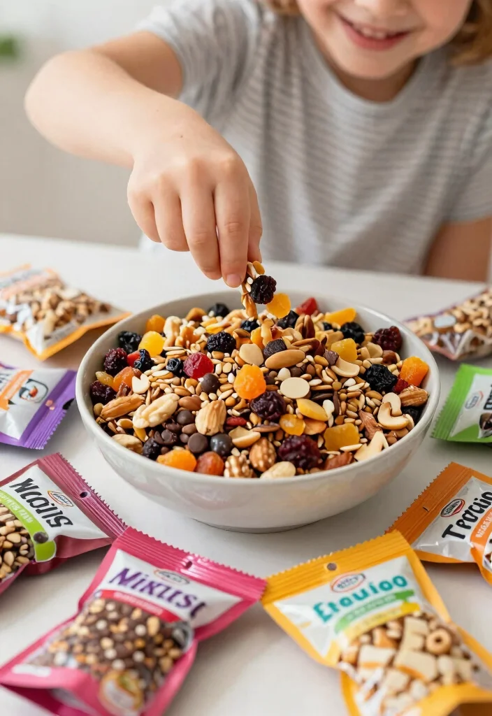 18 Easy Baking Recipes for Kids to Make at Home - 12. Sweet and Savory Trail Mix 1