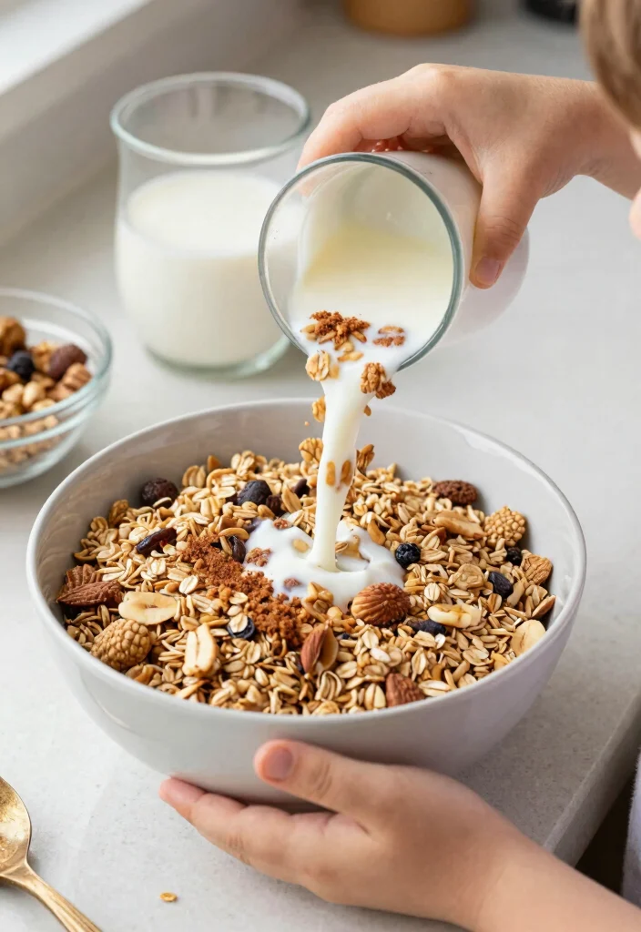 18 Easy Baking Recipes for Kids to Make at Home - 15. Crunchy Granola Cereal 1
