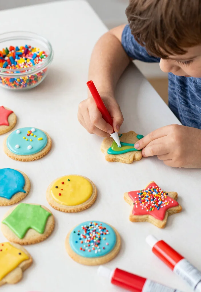 18 Easy Baking Recipes for Kids to Make at Home - 16. Easy Sugar Cookies with Frosting 1