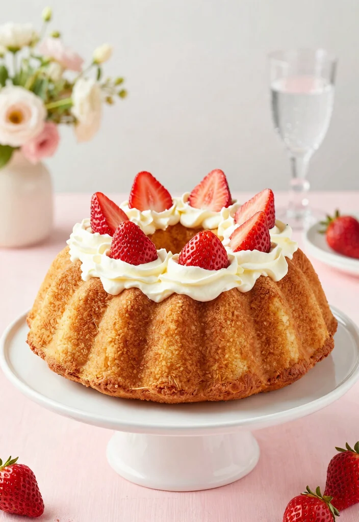 18 Fresh Strawberry Bundt Cake Recipes Soft and Sweet - 3. Gluten-Free Strawberry Shortcake Bundt 1