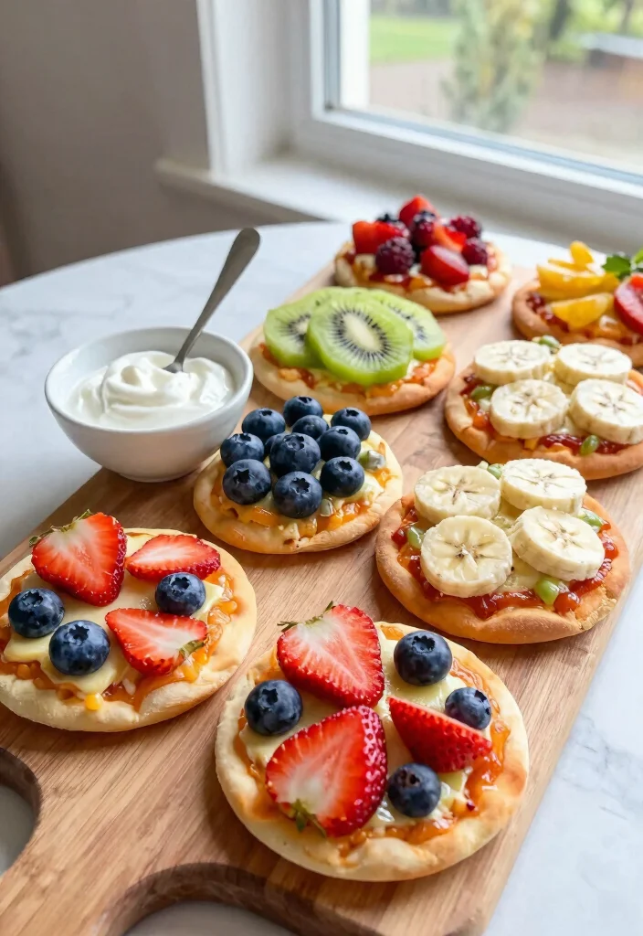 18 Fun Kids Baking Recipes for Family Time - 2. Mini Fruit Pizzas 1