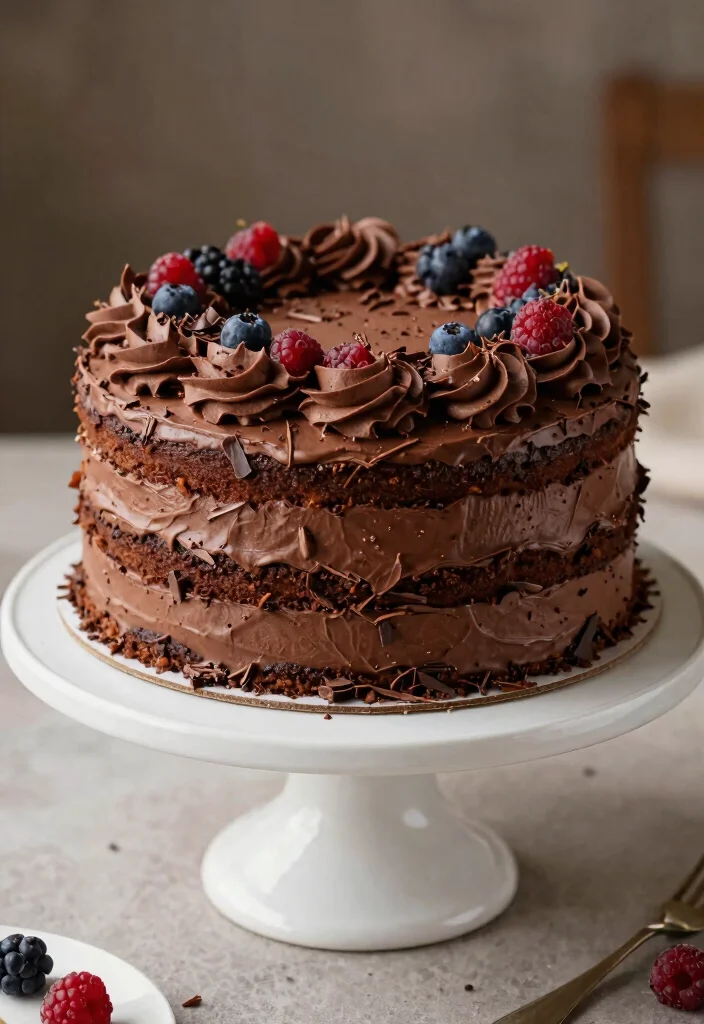 18 Gooey Cake Recipes With Soft Melt-In-Your-Mouth Texture - 16. Chocolate Buttercream Cake 1