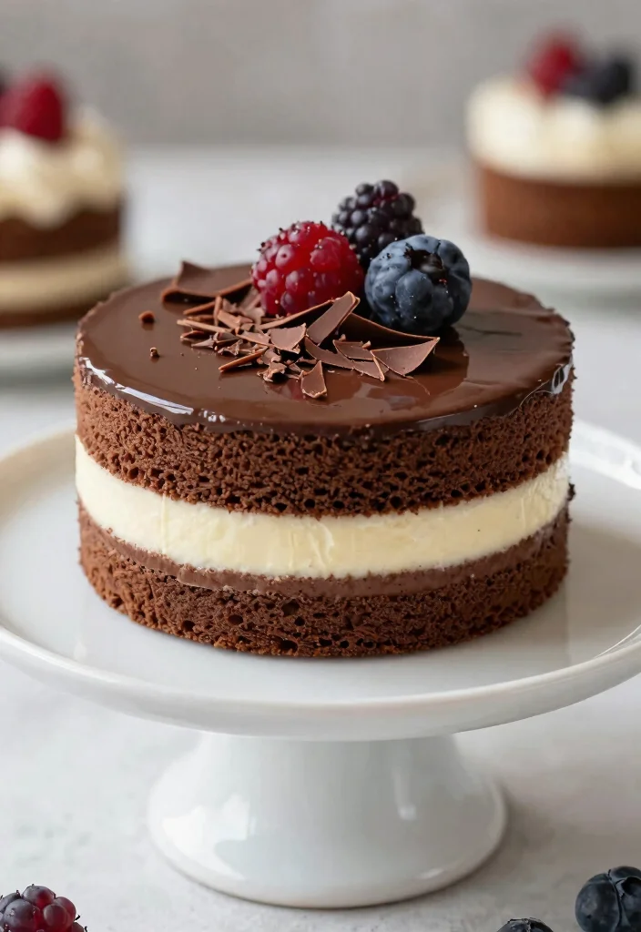 18 Gooey Cake Recipes With Soft Melt-In-Your-Mouth Texture - 5. Triple Chocolate Mousse Cake 1