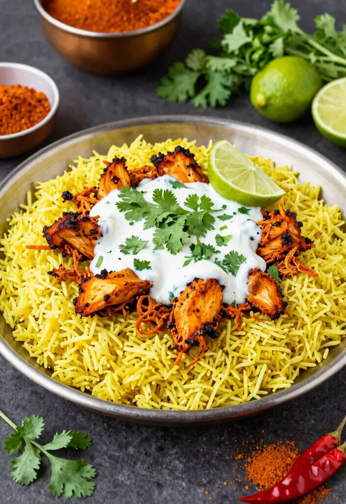 18 Healthy Rice Cake Recipes for Snacks and Light Meals - 16. Tandoori Chicken Rice Cake 1