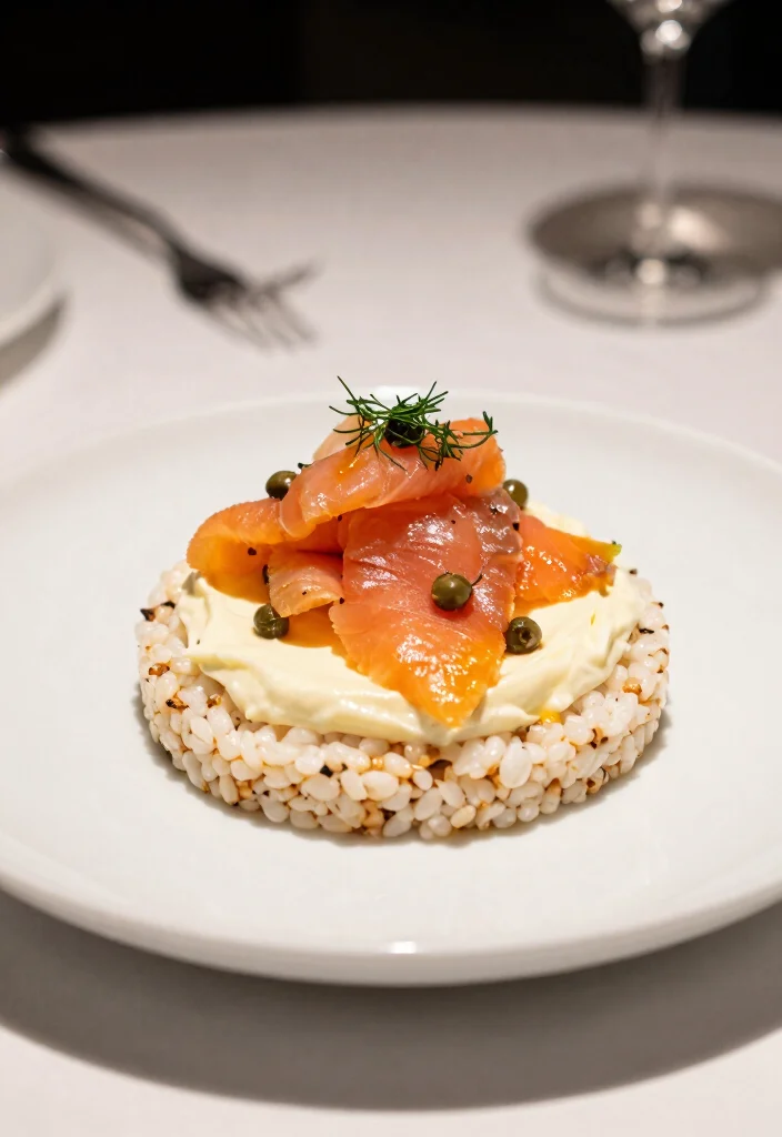 18 Healthy Rice Cake Recipes for Snacks and Light Meals - 7. Smoked Salmon and Cream Cheese 1