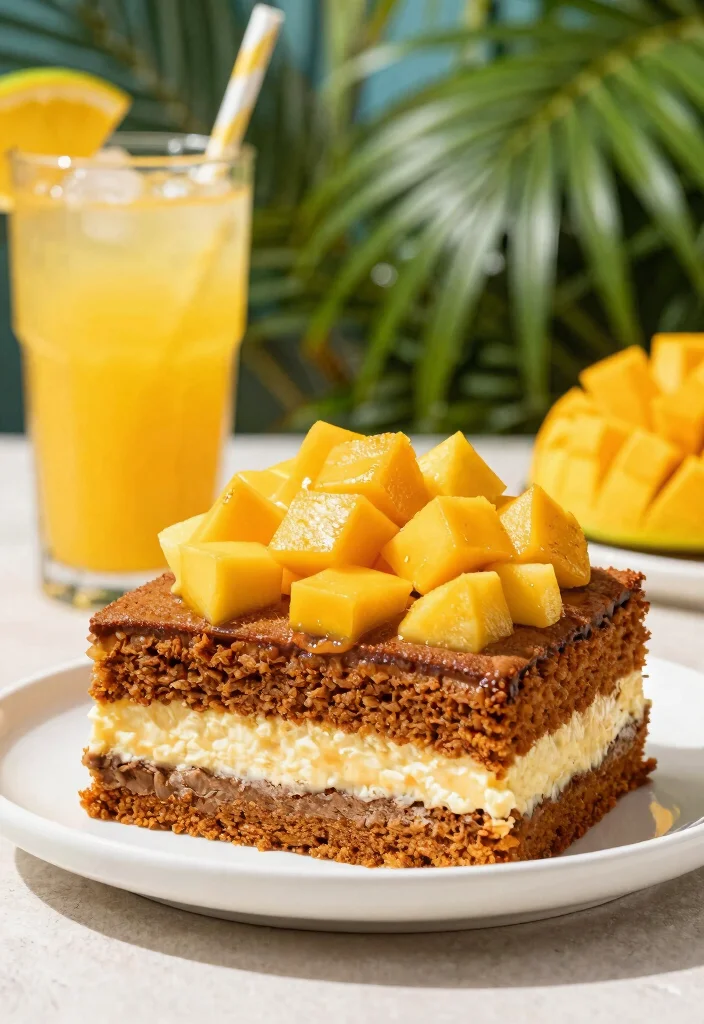 18 Irresistible Gluten-Free Cinnamon Coffee Cake Recipes With Crumb Topping - 15. Tropical Mango Cinnamon Coffee Cake 1