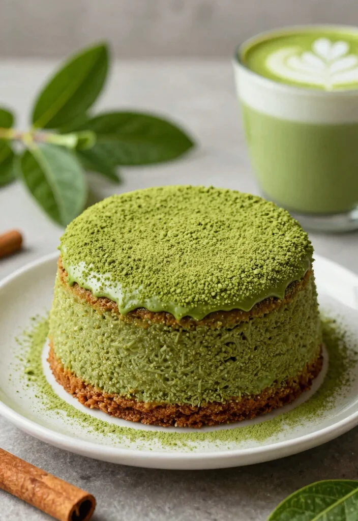 18 Irresistible Gluten-Free Cinnamon Coffee Cake Recipes With Crumb Topping - 18. Matcha Green Tea Cinnamon Coffee Cake 1