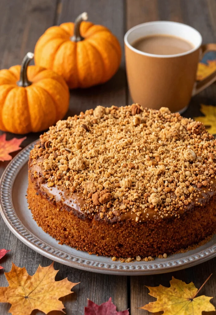 18 Irresistible Gluten-Free Cinnamon Coffee Cake Recipes With Crumb Topping - 6. Pumpkin Spice Cinnamon Coffee Cake 1