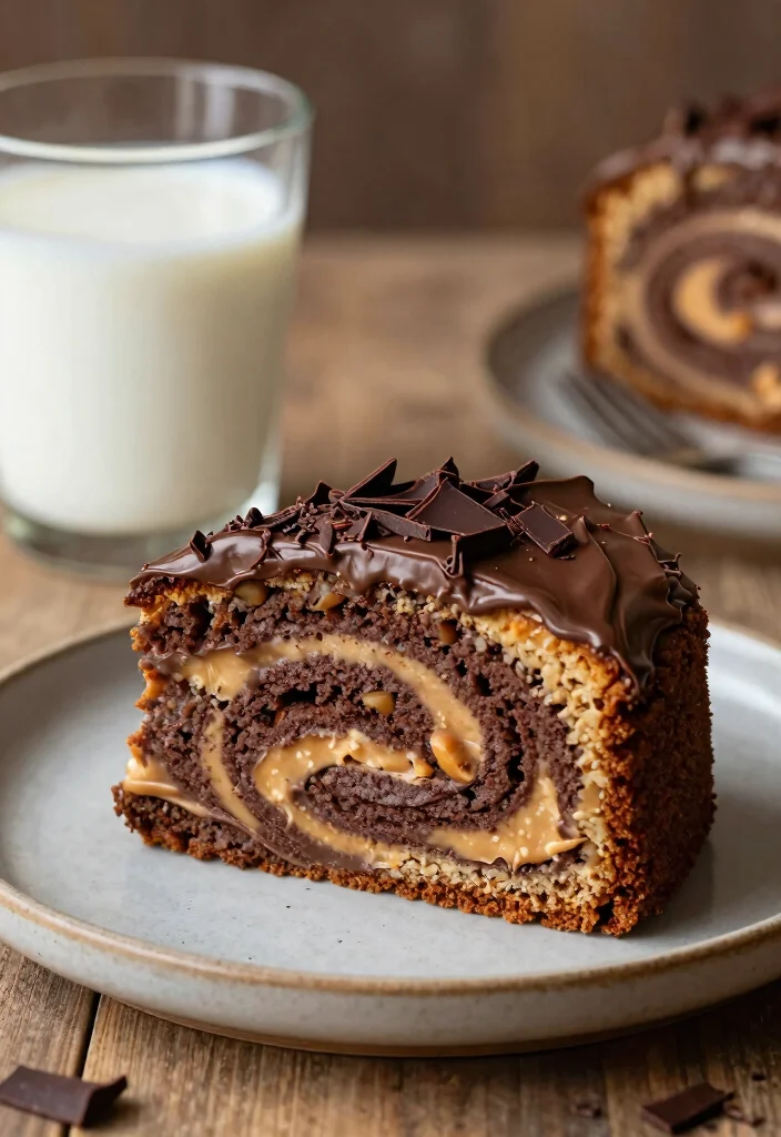 18 Irresistible Gluten-Free Cinnamon Coffee Cake Recipes With Crumb Topping - 7. Peanut Butter Chocolate Swirl Cinnamon Coffee Cake 1