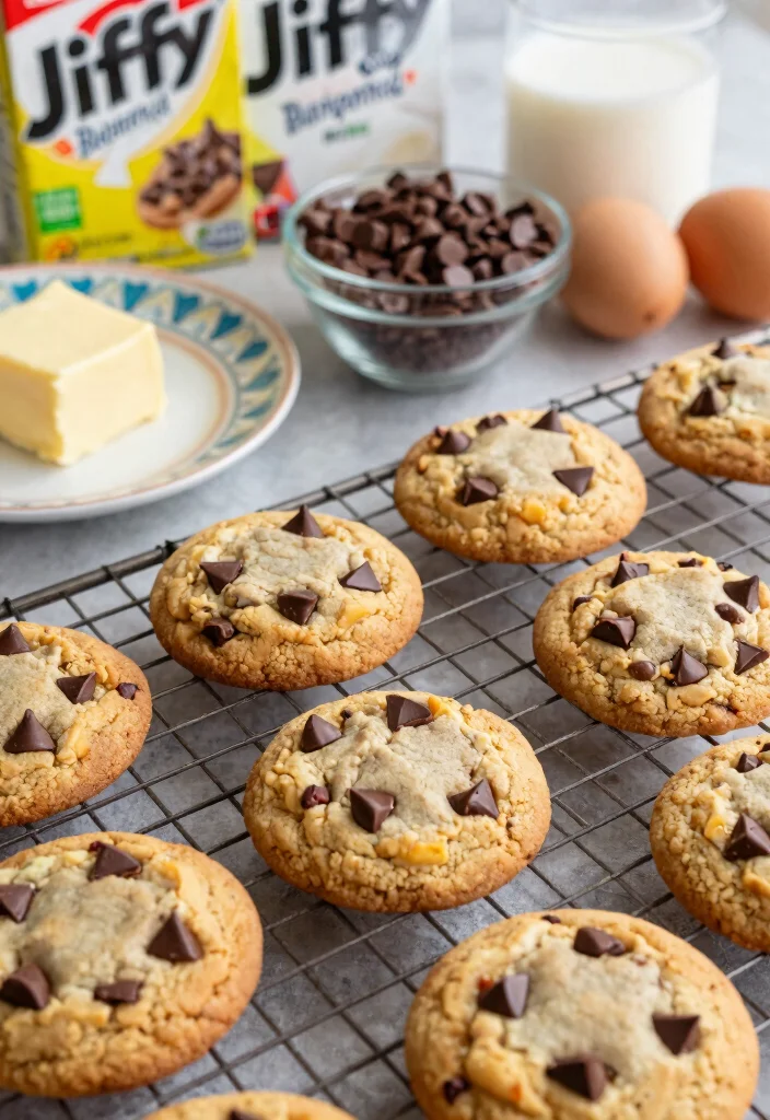 18 Jiffy Baking Mix Recipes for Quick and Easy Desserts - 1. Chocolate Chip Jiffy Mix Cookies 1