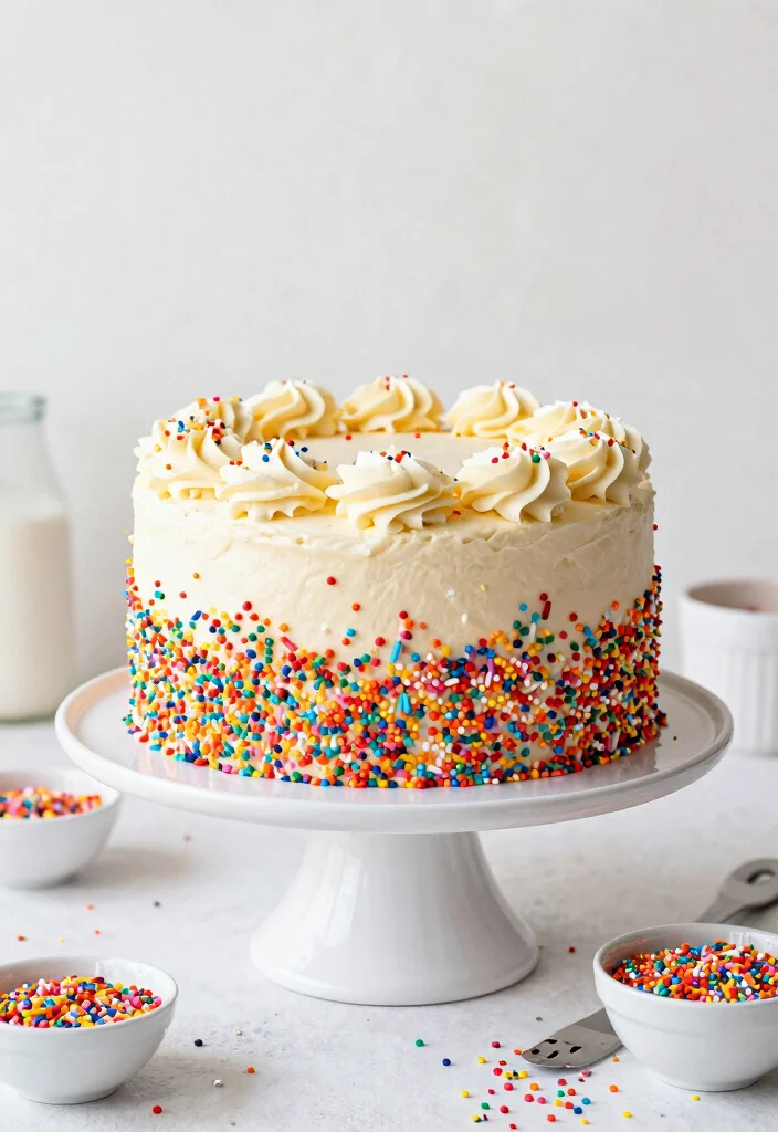 18 Jiffy Baking Mix Recipes for Quick and Easy Desserts - 11. Funfetti Jiffy Mix Cake 1