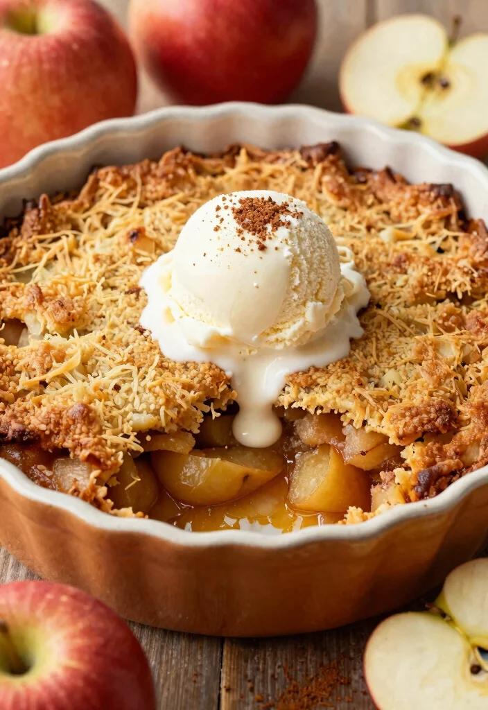 18 Jiffy Baking Mix Recipes for Quick and Easy Desserts - 6. Apple Crisp with Jiffy Mix Topping 1