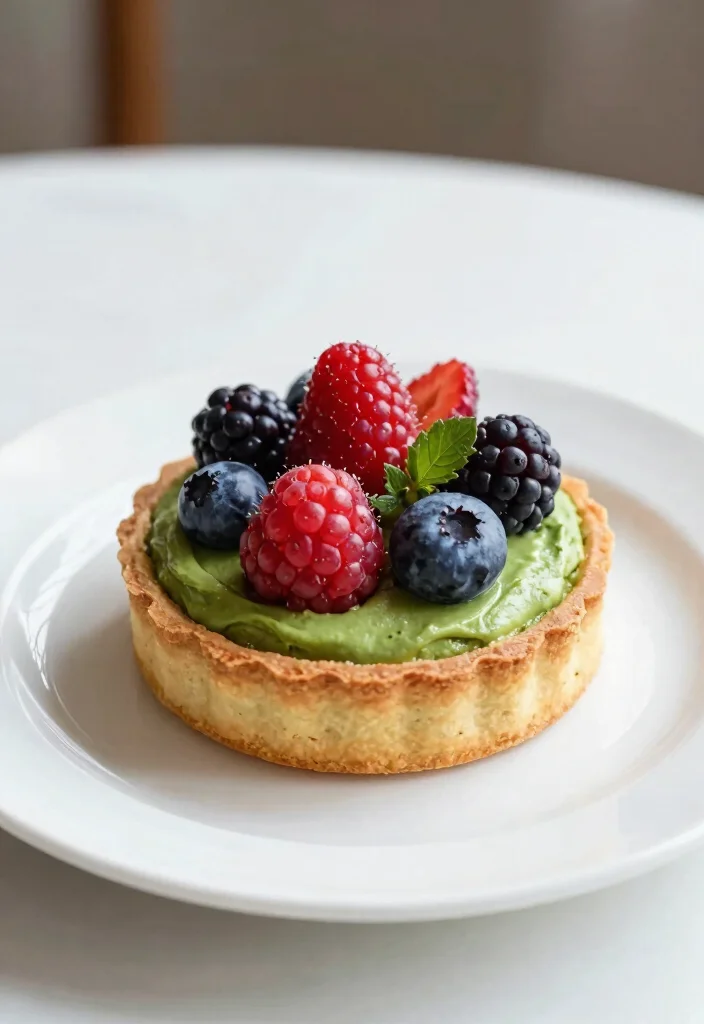 18 Matcha Baking Recipes for Green Tea Lovers - 14. Matcha Tart 1