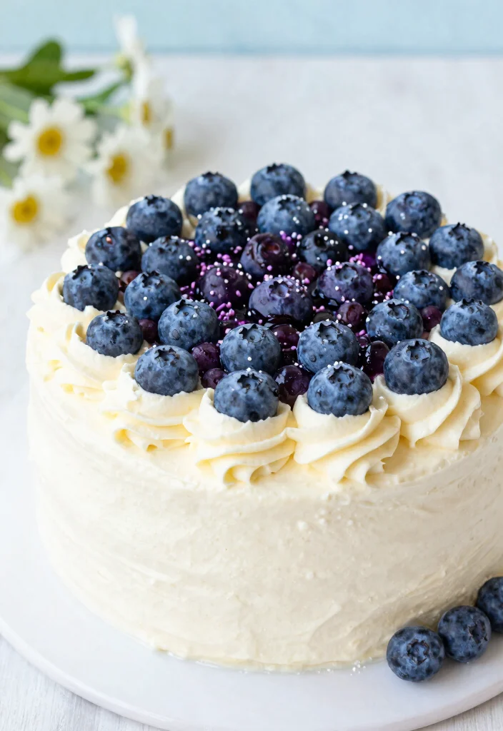 18 Moist Coconut Cake Recipes Perfect for Any Occasion - 16. Coconut Blueberry Cake 1