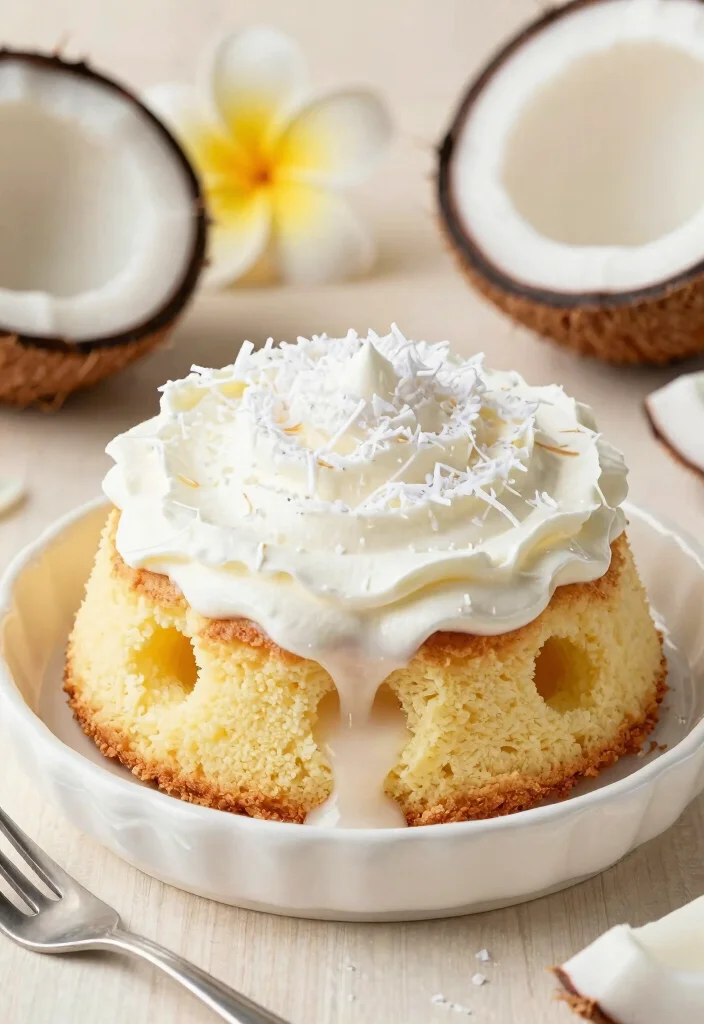 18 Moist Coconut Cake Recipes Perfect for Any Occasion - 8. Coconut Poke Cake 1