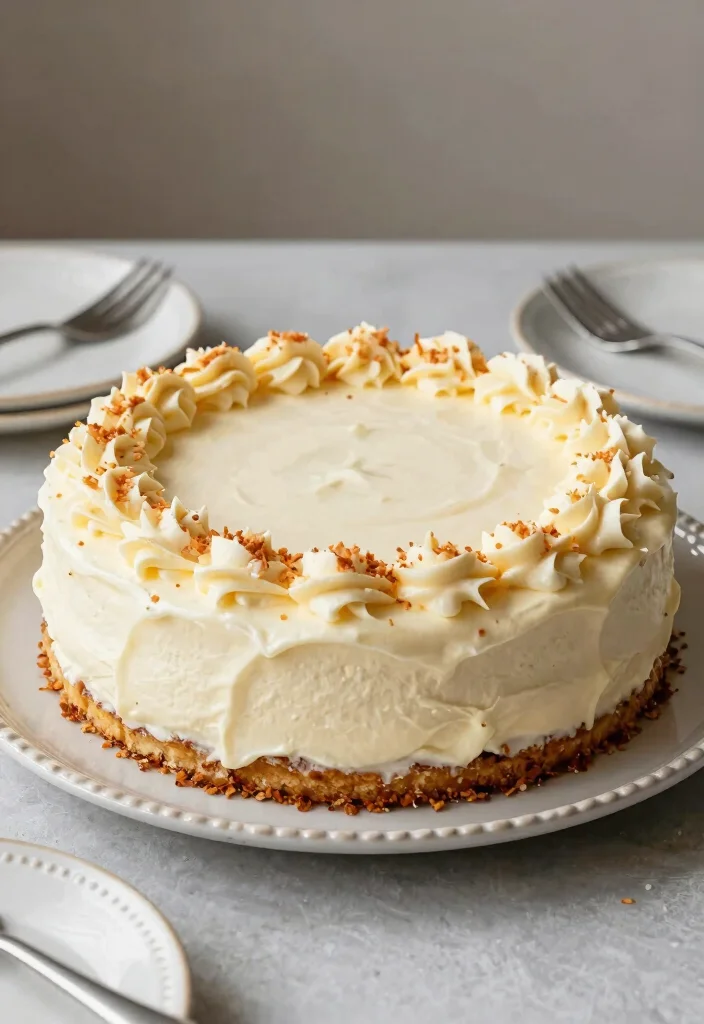 18 Moist Coconut Cake Recipes Perfect for Any Occasion - 9. Coconut Cream Cheese Cake 1