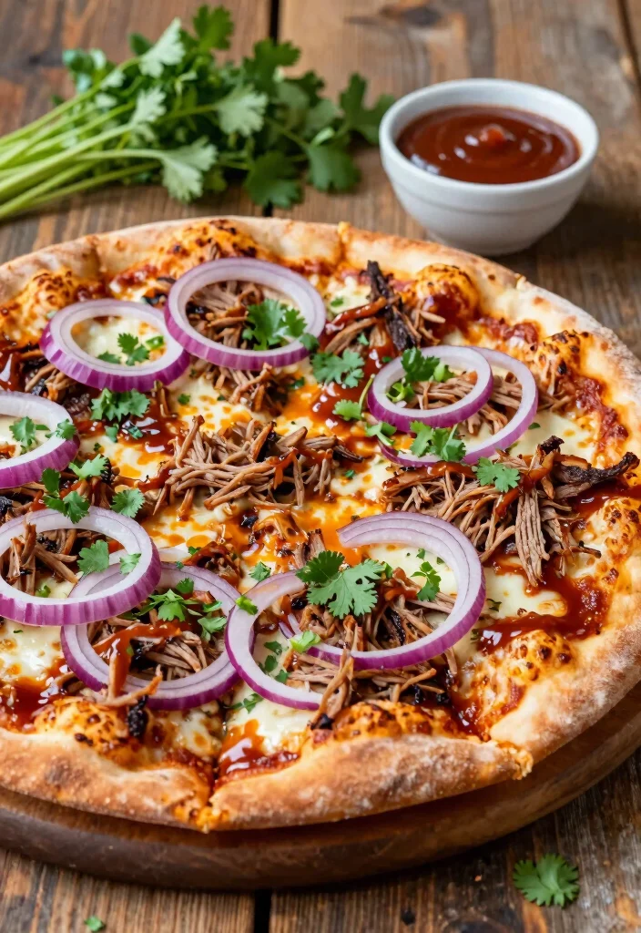 18 Pizza Stone Baking Recipes for Crispy Homemade Results - 4. BBQ Pulled Pork Pizza 1