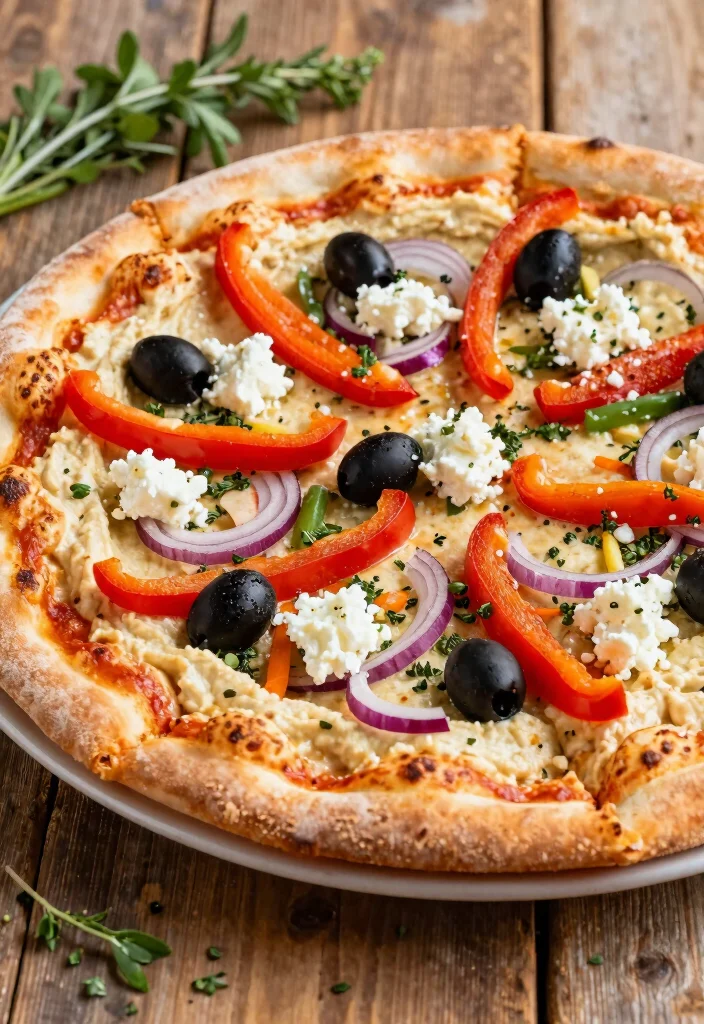 18 Pizza Stone Baking Recipes for Crispy Homemade Results - 5. Mediterranean Veggie Pizza 1