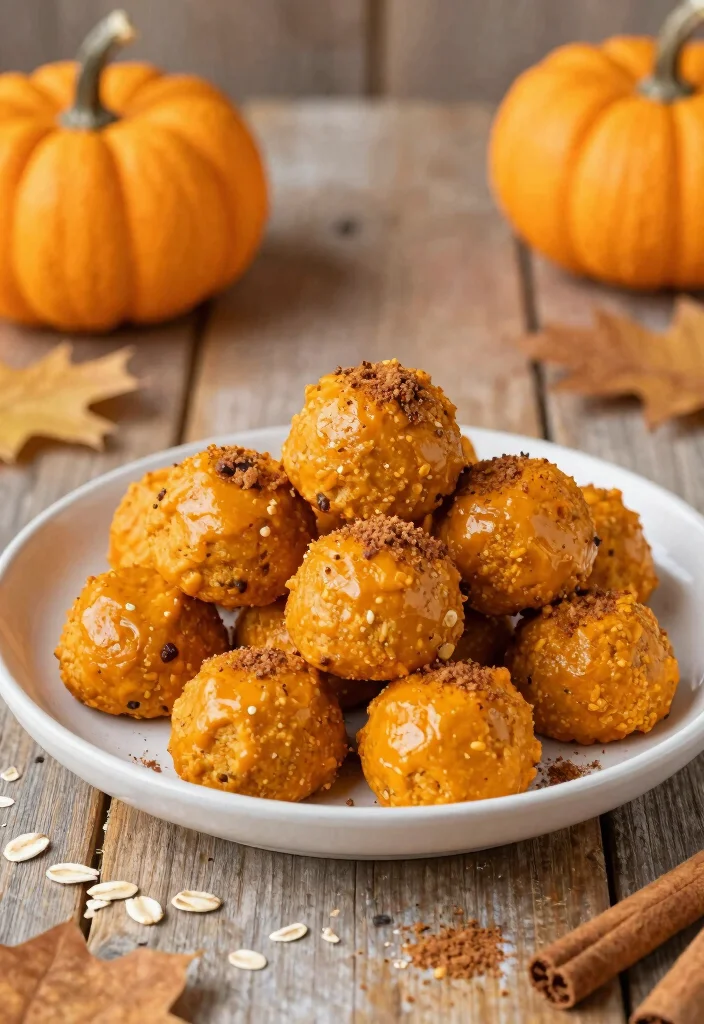 18 Protein Baking Recipes for Healthy Snacking - 11. Pumpkin Spice Protein Bites 1