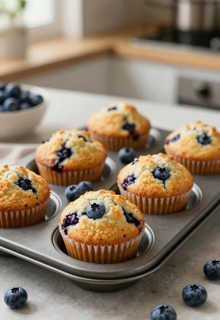 18 Protein Baking Recipes for Healthy Snacking - 12. Blueberry Protein Smoothie Muffins 1