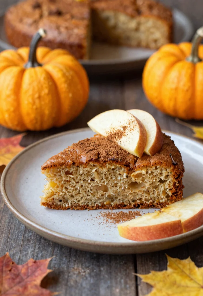 18 Protein Baking Recipes for Healthy Snacking - 15. Spiced Apple Protein Cake 1
