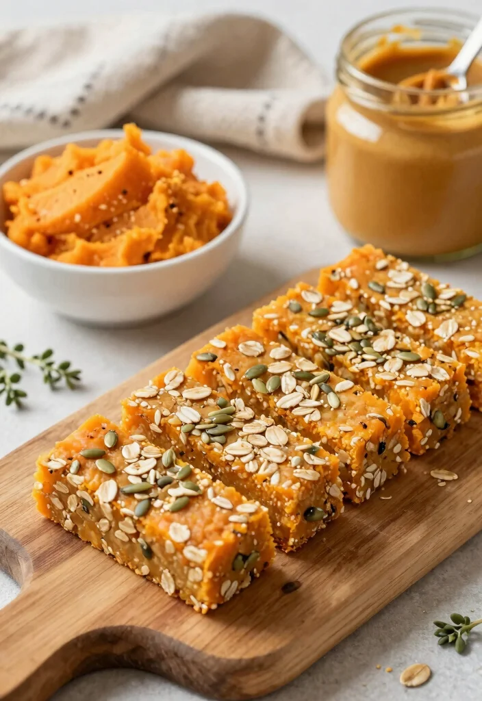 18 Protein Baking Recipes for Healthy Snacking - 9. Sweet Potato Protein Bars 1