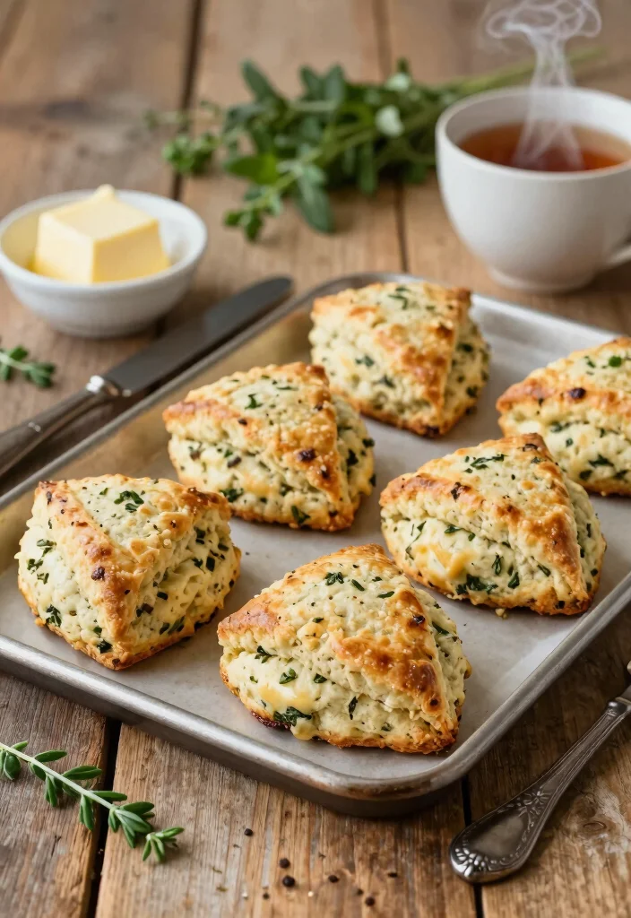 18 Savory Baking Recipes for Breakfast, Lunch, or Dinner - 2. Cheesy Gluten-Free Herb Scones 1