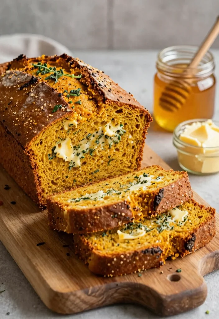 18 Savory Baking Recipes for Breakfast, Lunch, or Dinner - 9. Gluten-Free Savory Pumpkin Bread 1