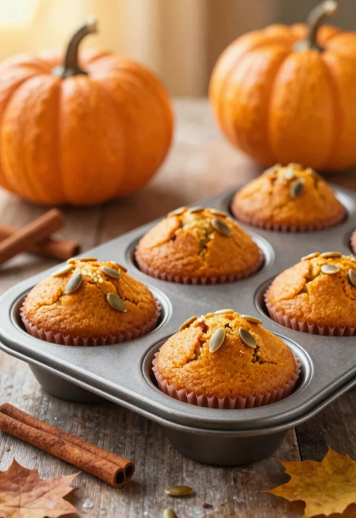 18 Silicone Baking Molds Recipes for Fun Homemade Desserts - 5. Healthy Pumpkin Spice Muffins 1