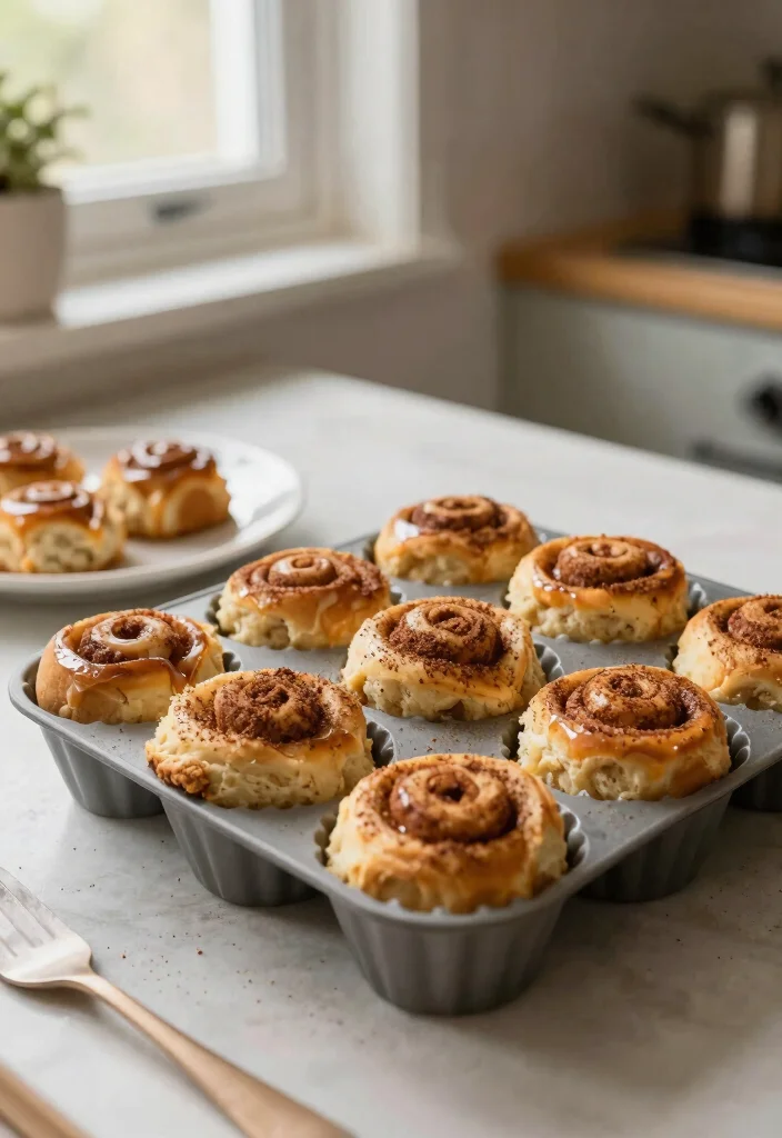 18 Silicone Baking Molds Recipes for Fun Homemade Desserts - 9. Cinnamon Roll Bites 1
