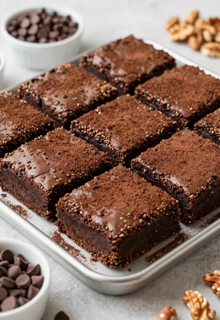 18 Simple Millet Baking Recipes for Healthy Treats - 8. Millet Chocolate Brownies 1