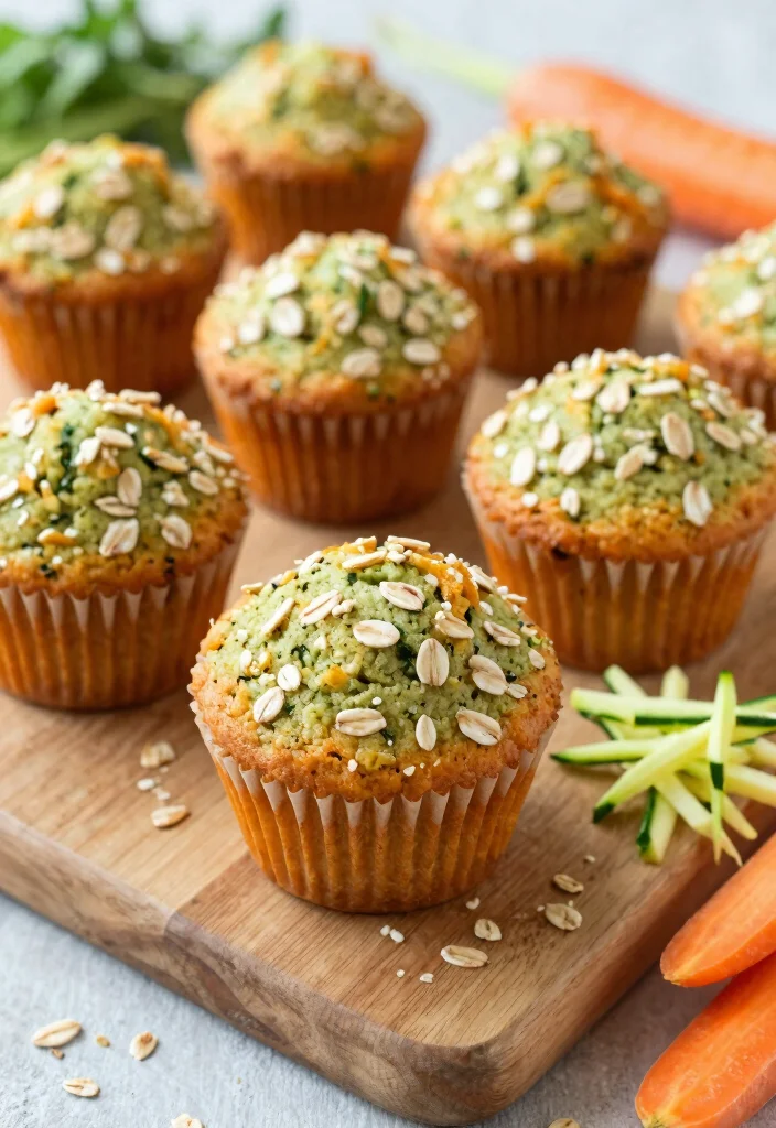 18 Soft Coffee Cake Muffin Recipes for Breakfast or Brunch - 12. Zucchini Carrot Muffins 1
