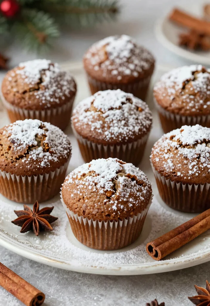 18 Soft Coffee Cake Muffin Recipes for Breakfast or Brunch - 16. Gingerbread Muffins 1