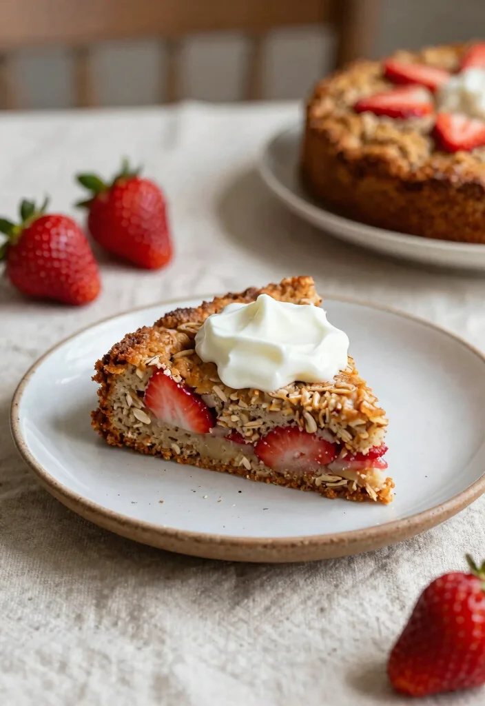 18 Sweet Strawberry Cake Recipes Made From Scratch - 11. Strawberry Oatmeal Cake 1