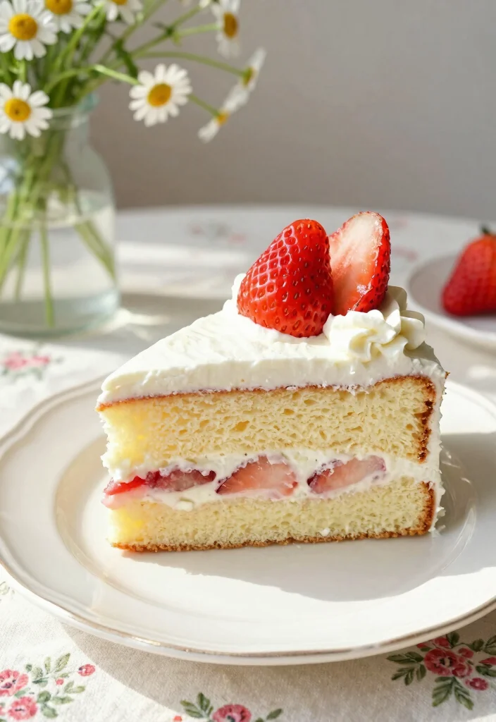 18 Sweet Strawberry Cake Recipes Made From Scratch - 13. Strawberry Chiffon Cake 1