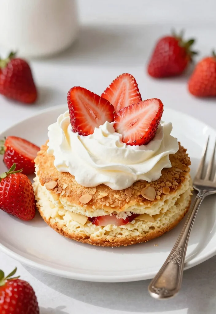 18 Sweet Strawberry Cake Recipes Made From Scratch - 2. Strawberry Shortcake with Almond Flour 1