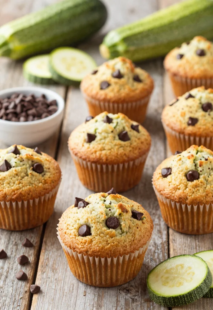 18 Tasty Baking Recipes That Never Disappoint - 12. Zucchini Chocolate Chip Muffins 1