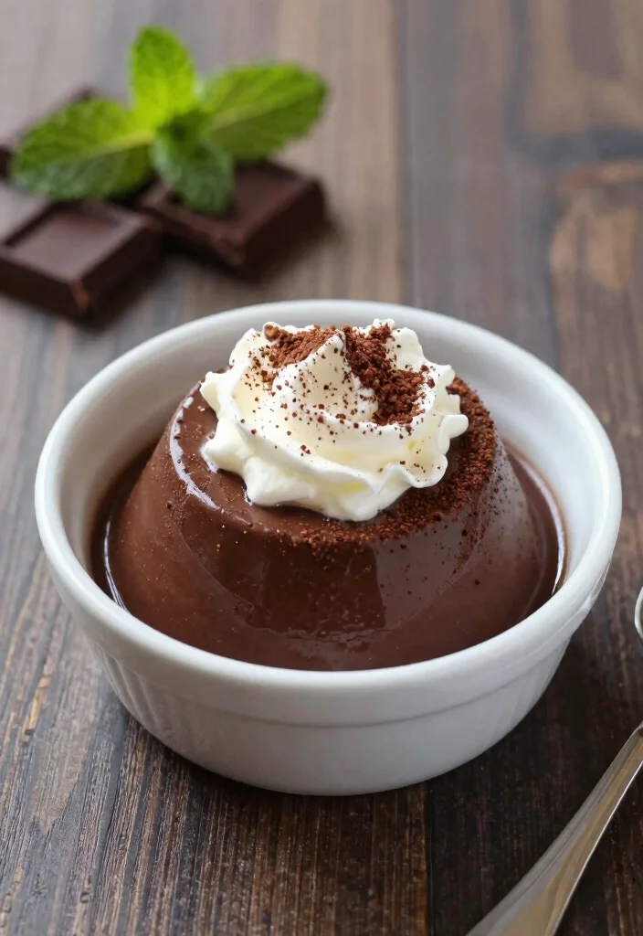 18 Tasty Baking Recipes That Never Disappoint - 15. Dark Chocolate Pudding 1