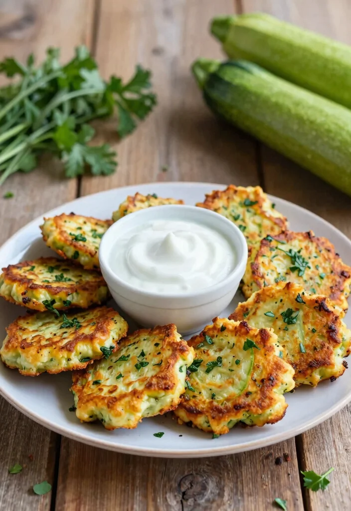 18 Vegetarian Recipes for Picky Eaters That Are Easy and Tasty - 10. Zucchini Fritters 1