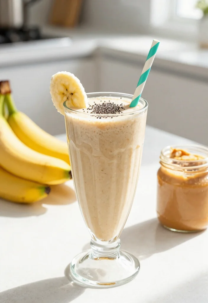 18 Vegetarian Recipes for Picky Eaters That Are Easy and Tasty - 14. Peanut Butter Banana Smoothie 1