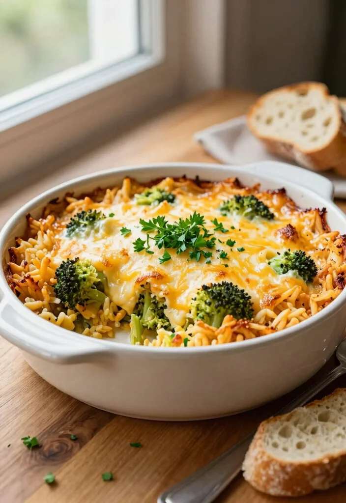 18 Vegetarian Recipes for Picky Eaters That Are Easy and Tasty - 5. Broccoli Cheddar Rice Casserole 1