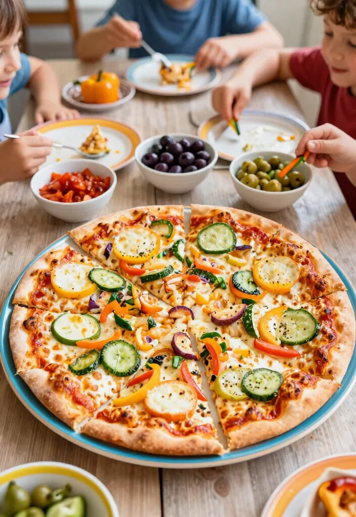 18 Vegetarian Recipes for Picky Eaters That Are Easy and Tasty - 6. Mini Veggie Pizzas 1