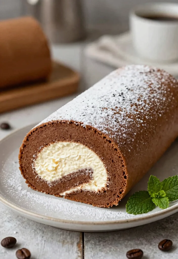 19 Anna Olson–Inspired Baking Recipes to Try at Home - 13. Mocha Swiss Roll 1