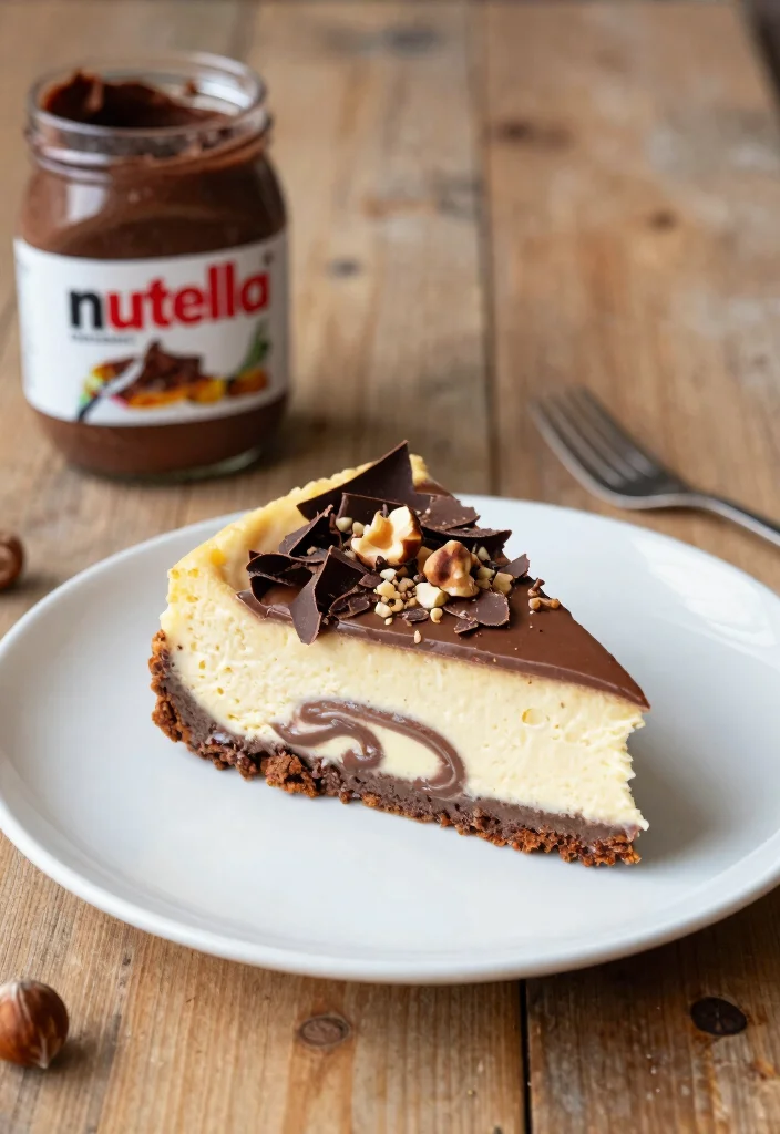 19 Anna Olson–Inspired Baking Recipes to Try at Home - 18. Nutella Swirl Cheesecake 1