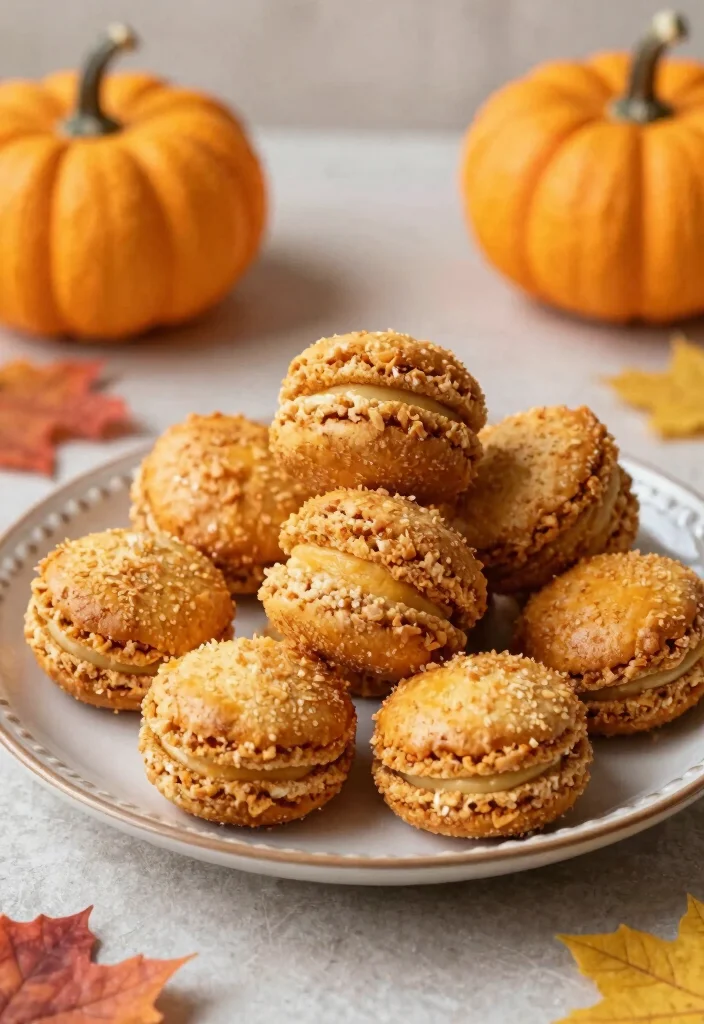 19 Autumn Baking Recipes Full of Warm Seasonal Flavors - 14. Pumpkin Coconut Macaroons 1